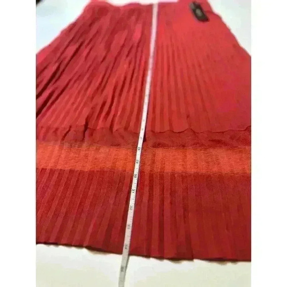 Misook Burnout Accent Pleated Soft KnitMaxi Skirt XL, New with Tags - Picture 2 of 6